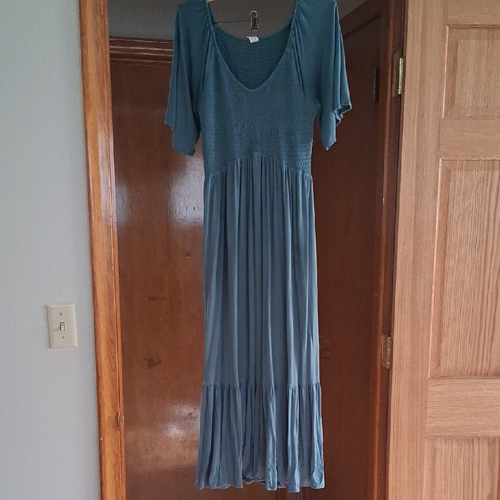 Kate Quinn Teal Maxi Dress